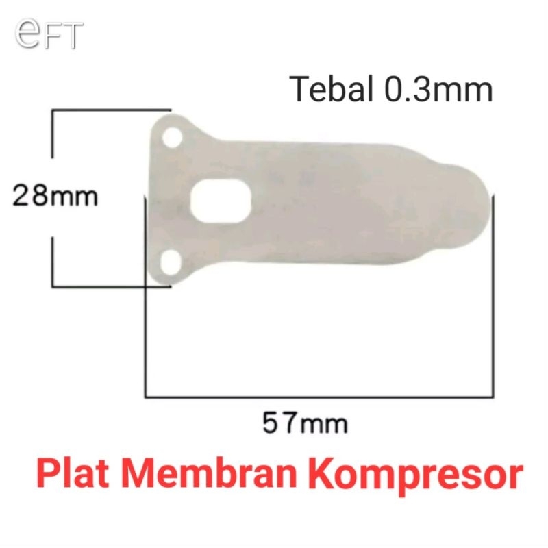 Plat Membran Kompresor Klep Angin Kompresor