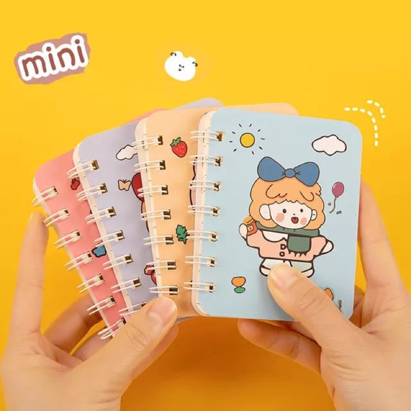 

NoteBook Ring Motif A7 Note Book Ring Isi 80 Lembar Buku Catatan Ring Motif Gambar Cantik Dan Lucu