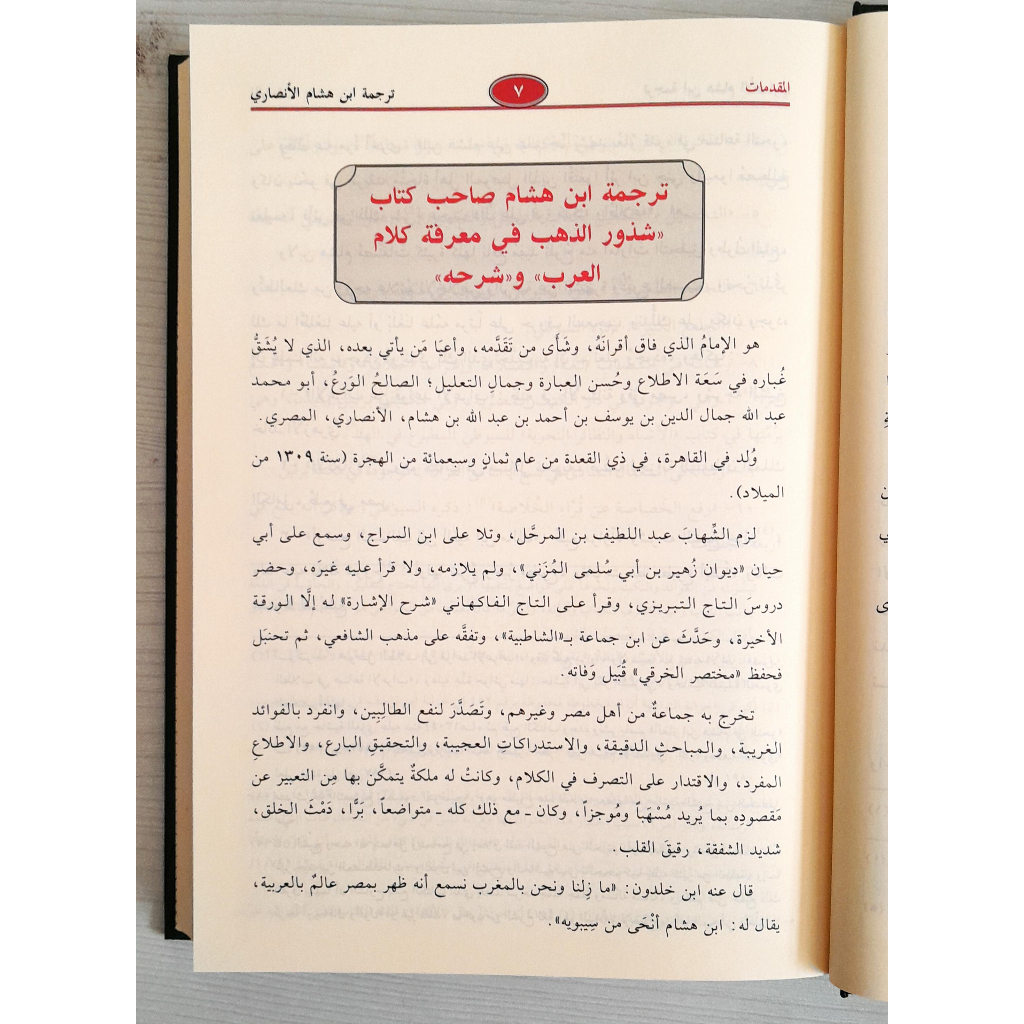 Jual Kitab Syarah Syudzuru Dzahab Skema Muassasah Alresalah Syarh Syuzuru Zahab Ibnu Hisyam al Anshari | شرح شذور الذهب ومعه منتهى الأرب Impor Original di Toko Kitab Alresalah