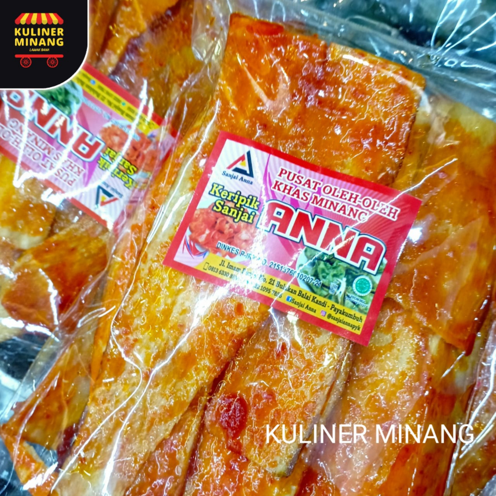 

Sanjai Balado Panjang Anna Oleh-Oleh Asli Kampung Cemilan Makanan Payakumbuh Khas Padang Snack Jajanan Kuliner Minang Kabau Gurih Spicy Murah Renyah Resmi 100% Halal Original AX02