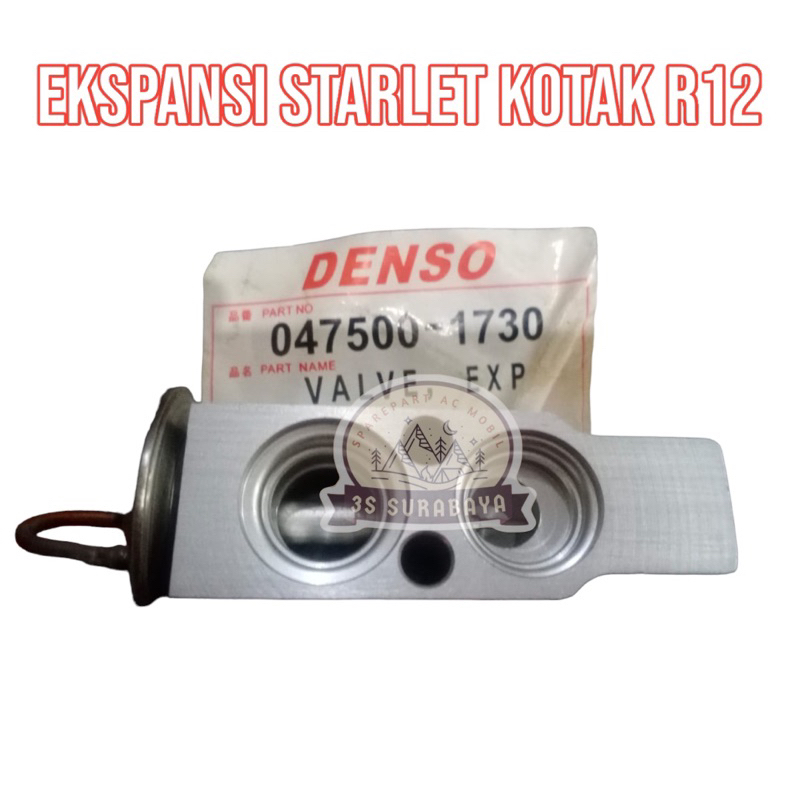 Ekspansi Starlet Kotak R12 Ac mobil Denso Asli