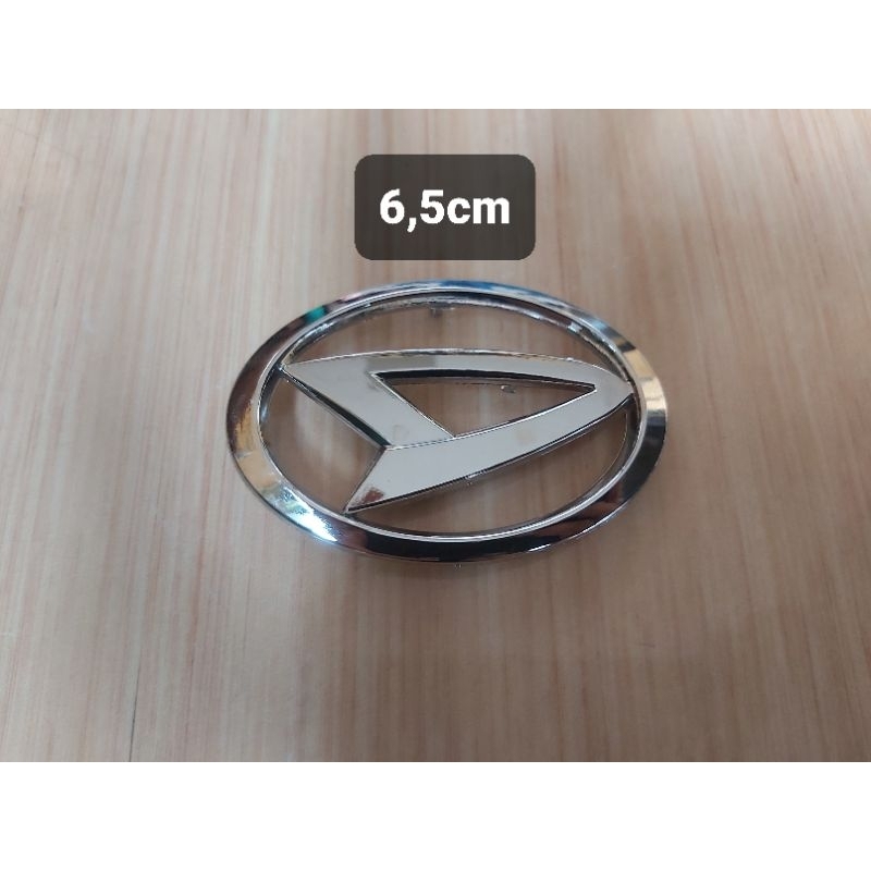 Emblem stir daihatsu / Logo stir mobil daihatsu Chrome
