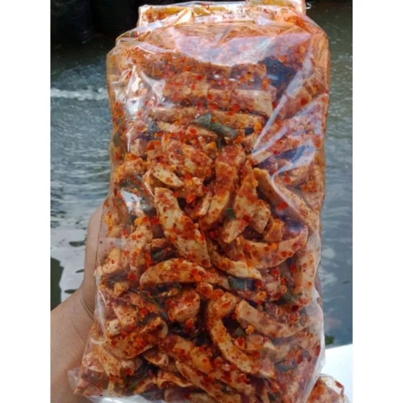 

basreng pedas daun jeruk.dan orijinal daun jeruk kemasan 500gram