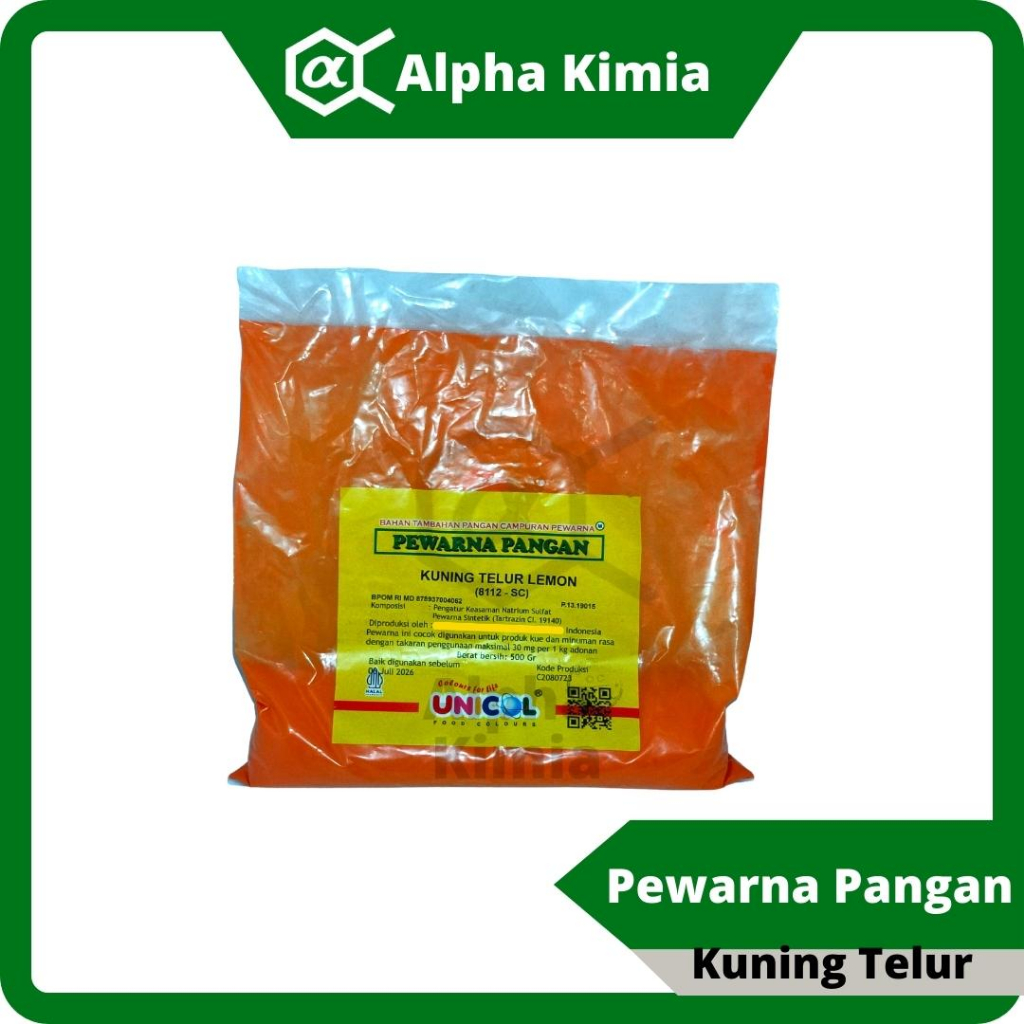 

Pewarna Makanan Kuning Telur / pewarna sabun - 500 gram