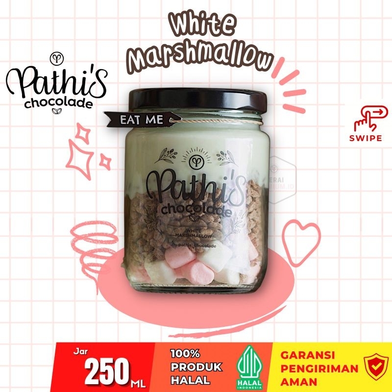 

Cemilan Pathis Choco Jar rasa White Marshmallow