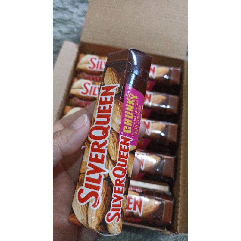 

Coklat Silverqueen Chunky Bar Kacang Almond 30gr