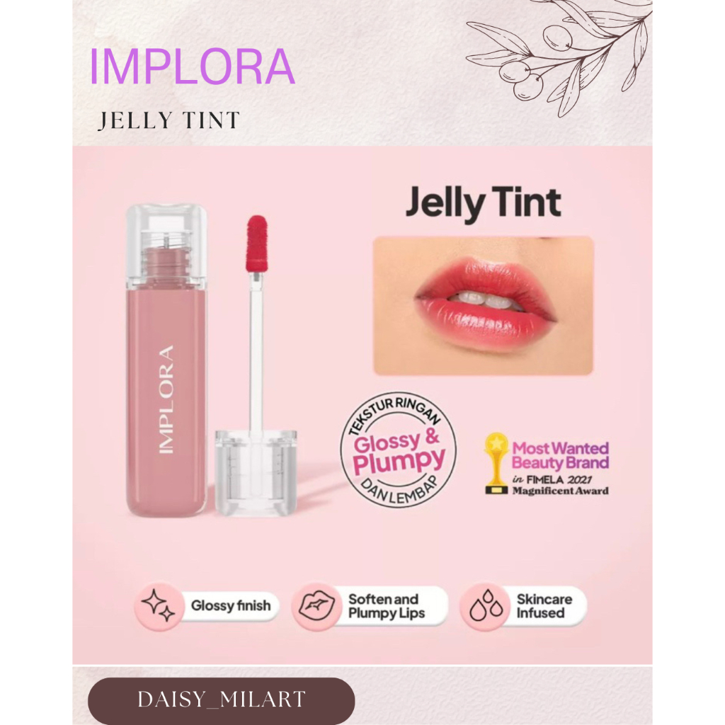 IMPLORA JELLY TINT FLAMINGO