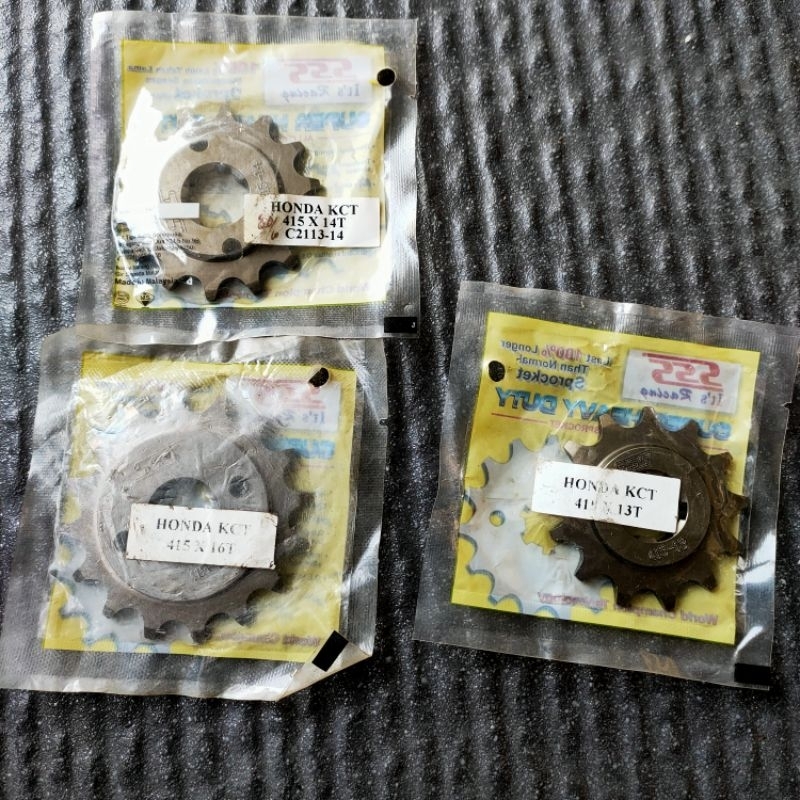 ger depan sss 415 13T 14T 16T Megapro gl tiger sonic cbr