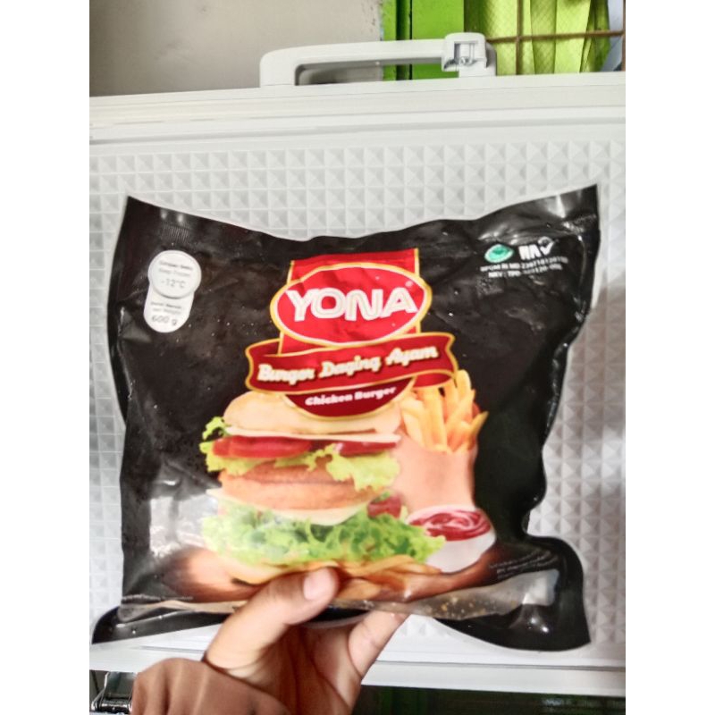 

yona chicken burger isi 10pcs