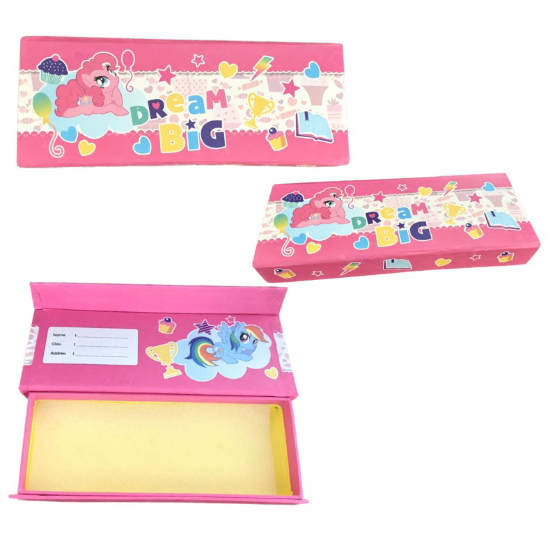 

Kotak Pensil Magnet Karkakter Little Pony / Tempat Pensil Magnet Karakter Little Pony