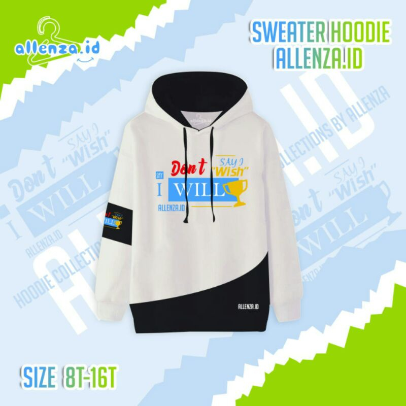 HOODIE JUNIOR UNISEX BY ALLENZA.id