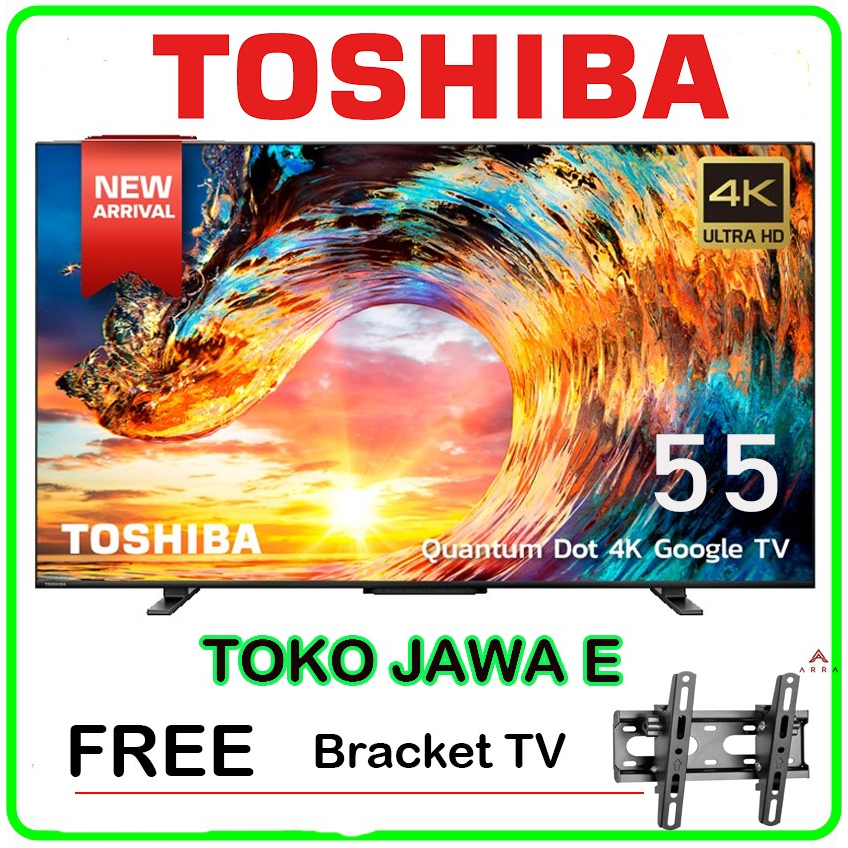 QLED TV TOSHIBA 55M550MP UHD 4K SMART GOOGLE TV QLED LED TV - 55 inch