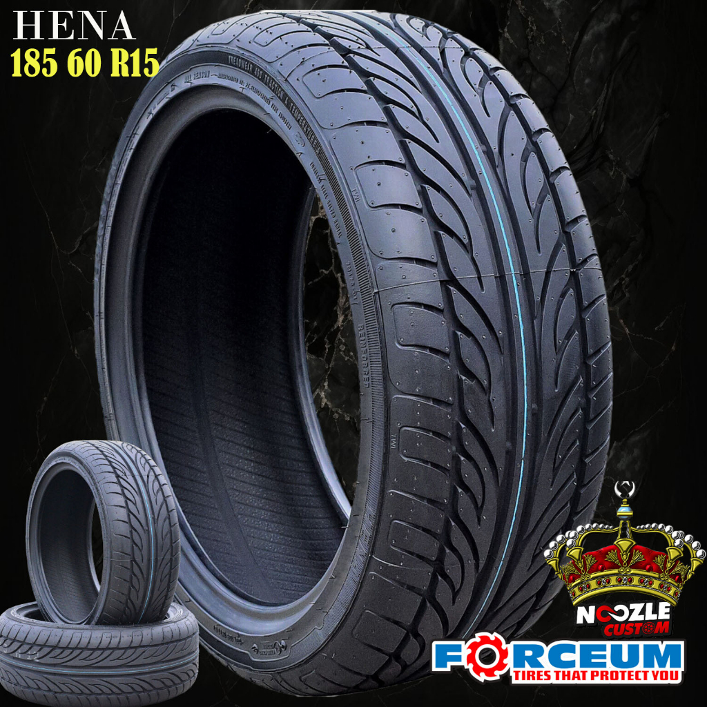 BAN MOBIL 185 60 R15 BAN LUAR RING 16 MEREK FORCEUM TUBLES TYPE HENA