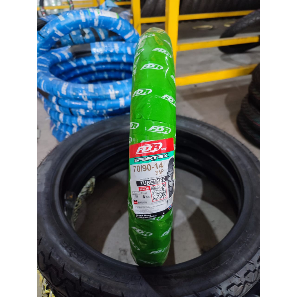 FDR SPARTAX Ban Motor Matic Ring 14 Tubetype 70/90-14 Beat/Vario/Mio/Fino/Genio - FDR SPARTAX