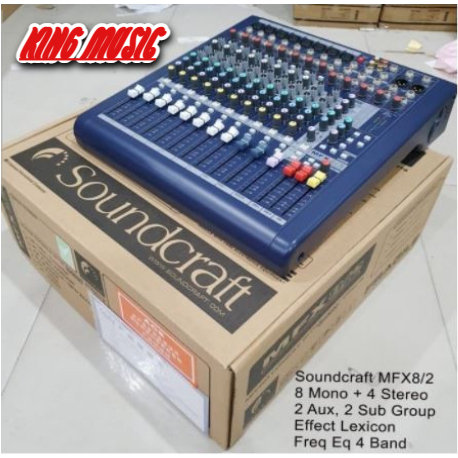 MIXER SOUNDCRAFT MFX 8 - MFX8 GRADE A