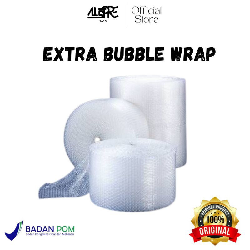

EXTRA BUBBLE WRAP ⚠️HANYA UNTUK TAMBAHAN PACKING