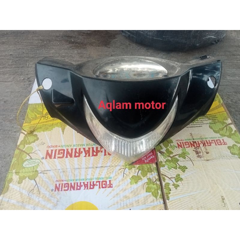Batok lampu depan belakang set spedometer spin 125 original copotan
