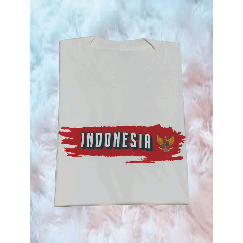 Kaos Agustusan katun combed 30s tshirt 17 agustus indonesia unisex cewek cowok HUT RI