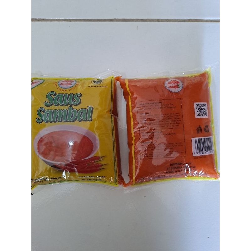

saus sambal pedas cap payung 600gr