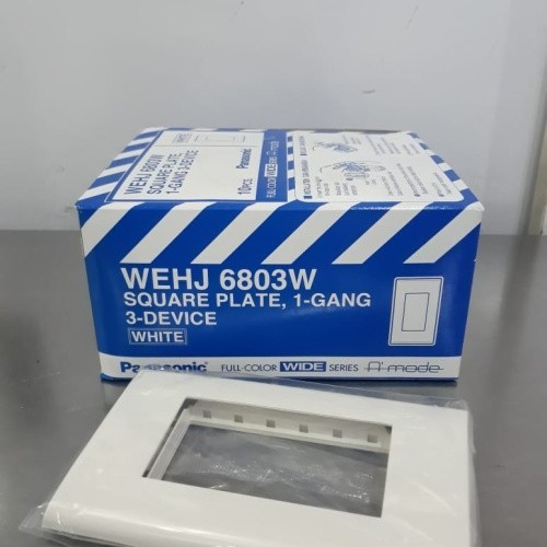 Plat 3 Tiga Lubang Panasonic WEHJ 6803 W WEHJ6803W