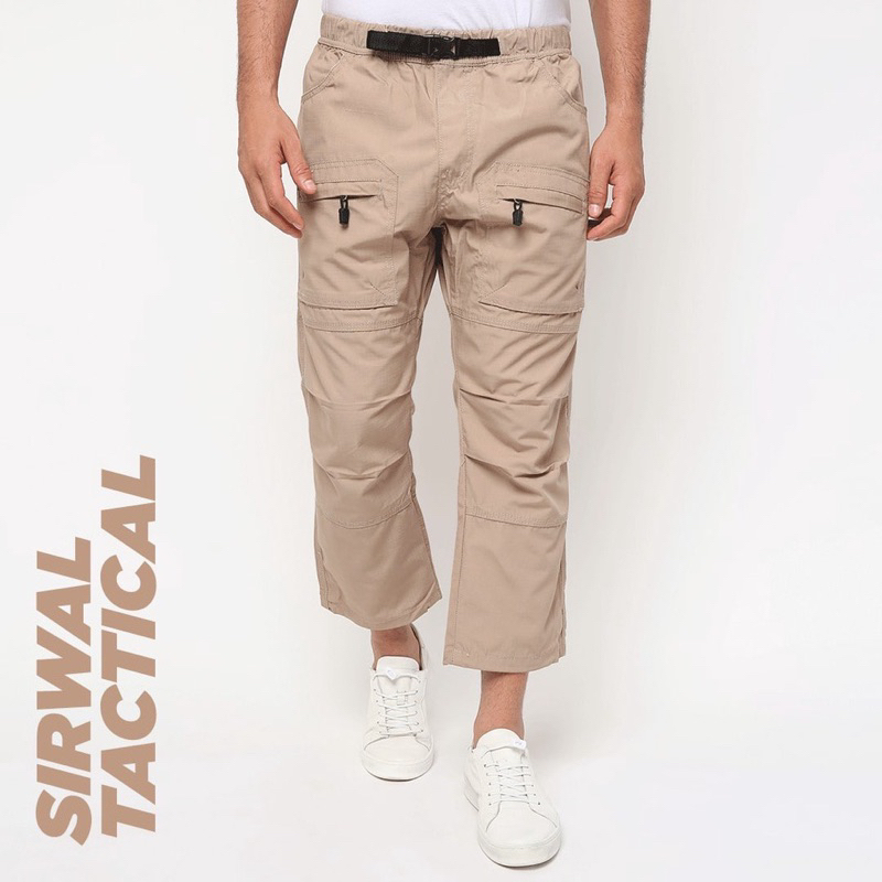 Celana Sirwal Tactical Khaki Cream Bhirama