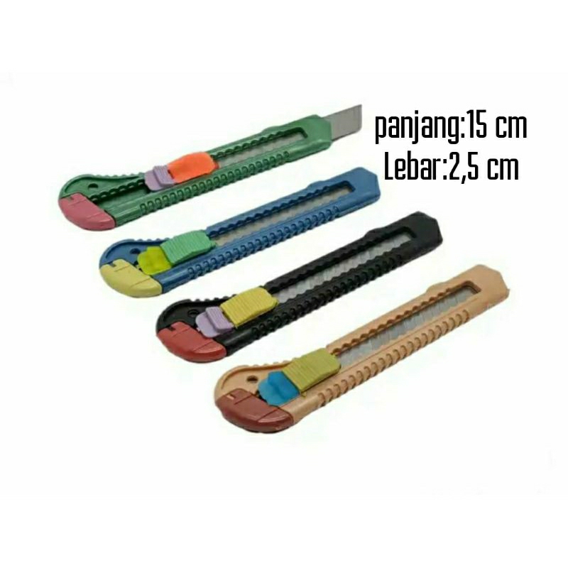 PISAU CUTTER BESAR ISI 12 PCS. HARGA GROSIR
