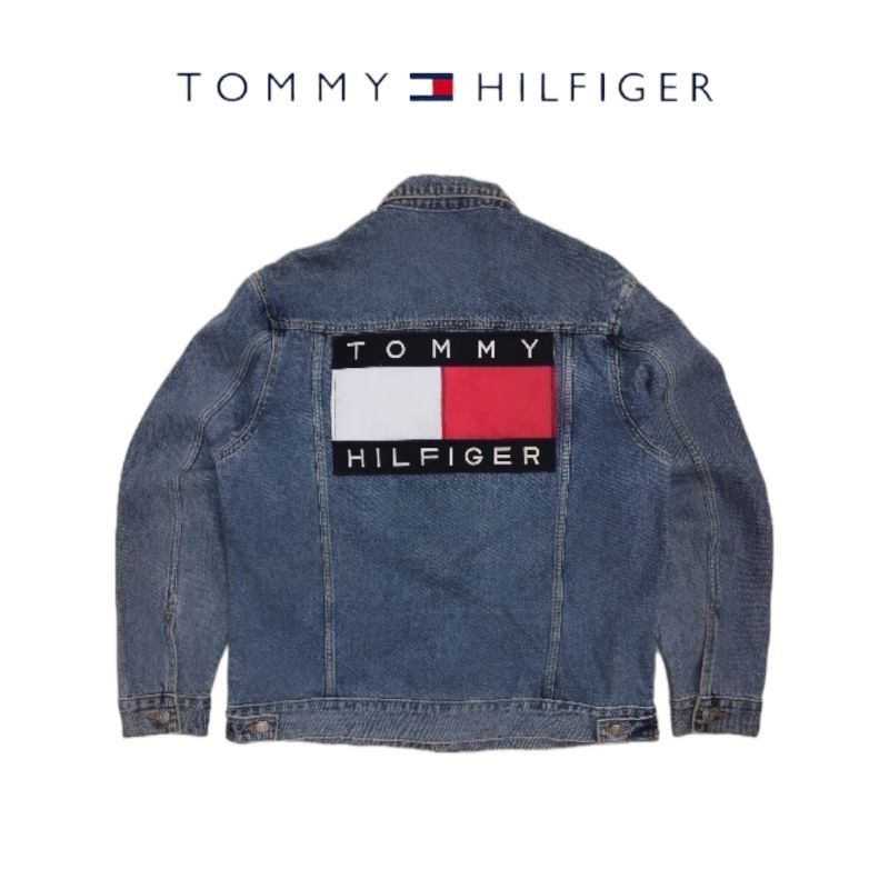 PESANAN Om Mahendra Tommy Hilfiger Big Logo Trucker Jacket