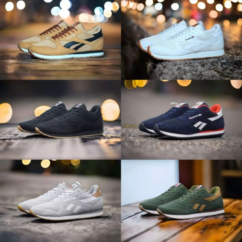 SEPATU OLAHRAGA REEBOK CLASSIC//SEPATU REBOOK//REEBOK MURAH IMPORT