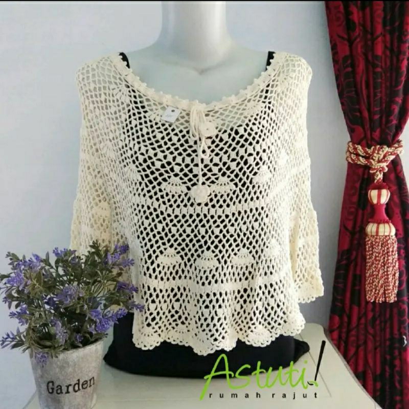 BAJU RAJUT PREMIUM HANDMADE PONCO RAJUT HANDMADE