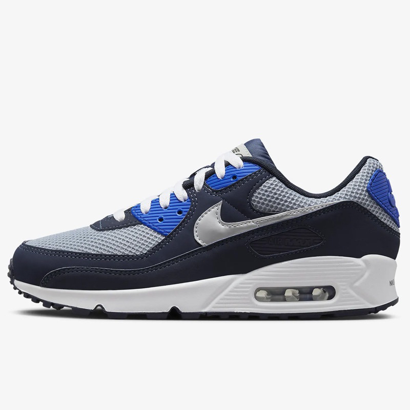 NIKE AIR MAX 90 SE WHITE MIDNIGHT NAVY ORIGINAL