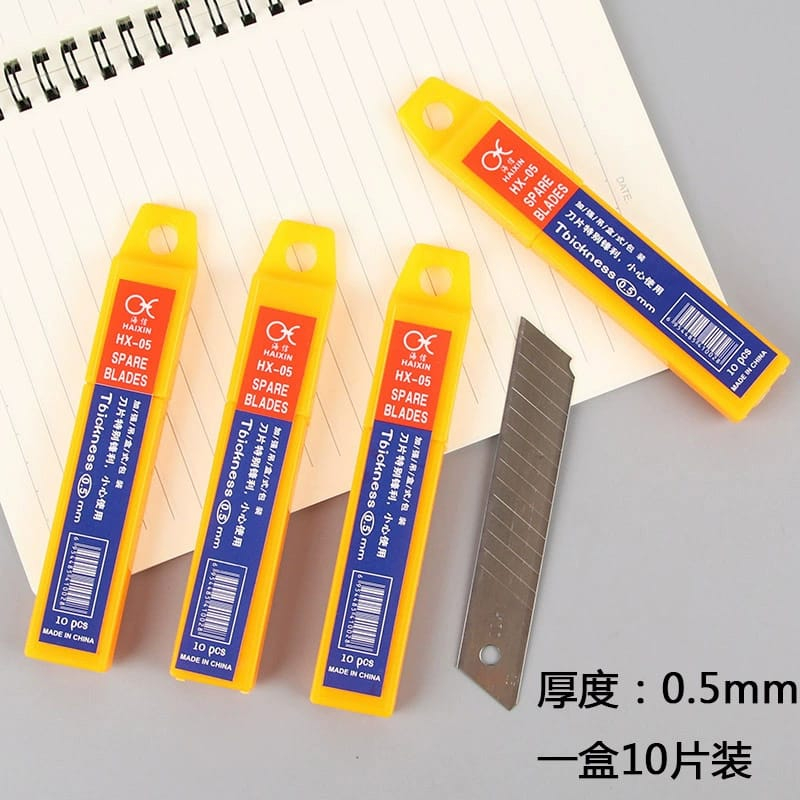 

Isi Cutter Besar/Refil Pisau Cutter Besar 10pcs A-100 Panjagn 18CM
