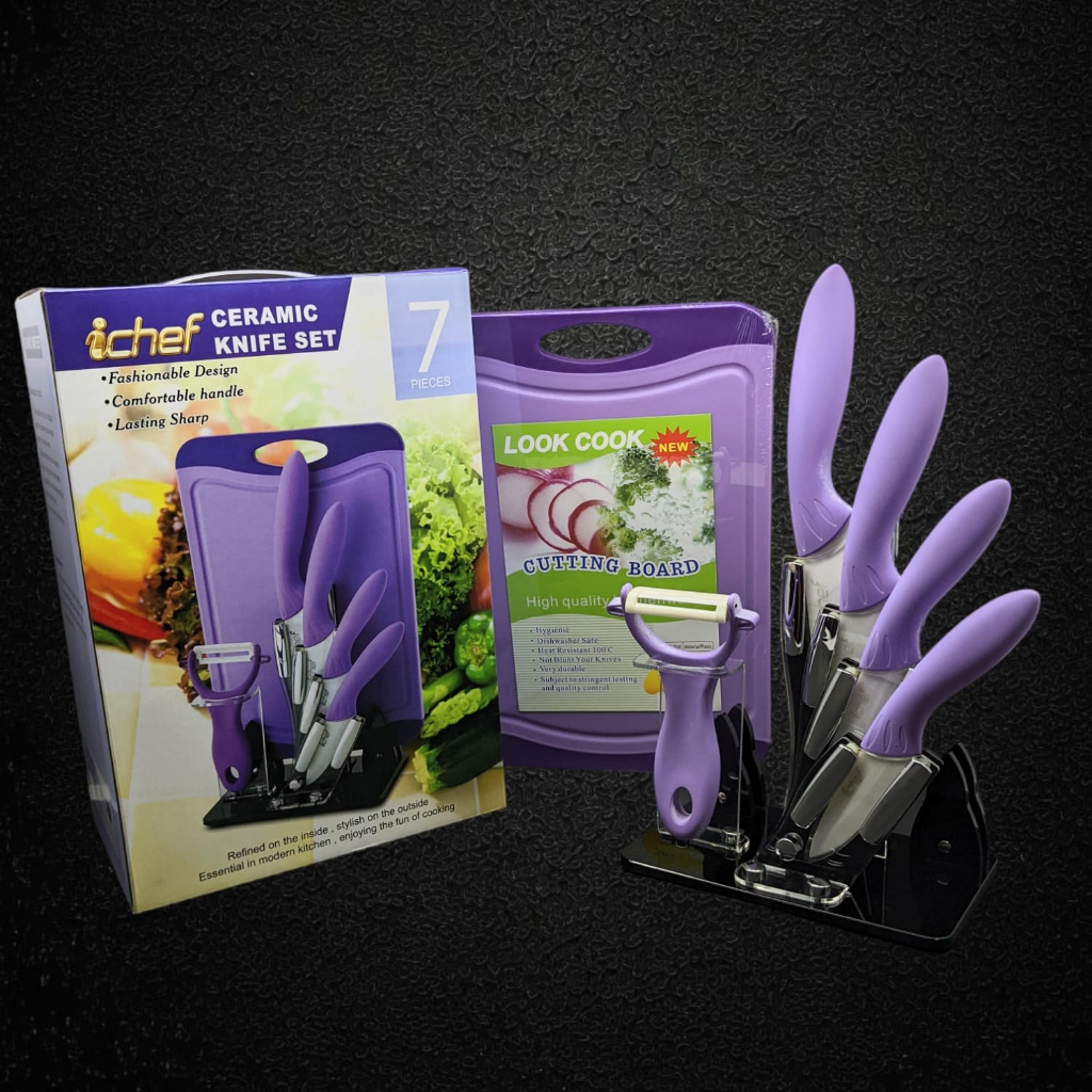 Ichef - Ceramic knife set | Pisau set keramik