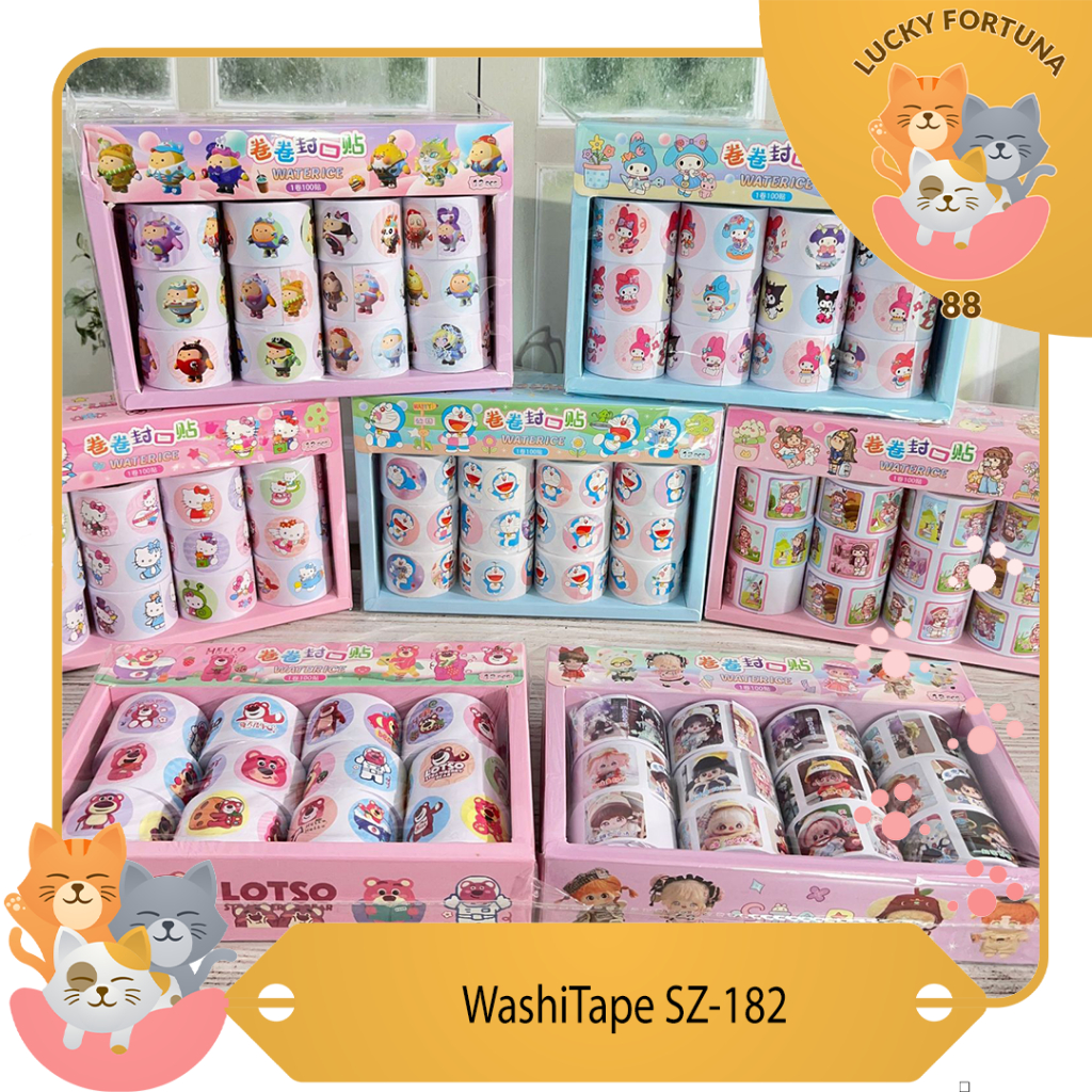 

Washi Tape Sz-182 1 roll Kertas Pita Washi Decorative Washi Tape Craft Washi Tape Washi Tape Set Washi Tape Rolls Pita Washi Dekoratif