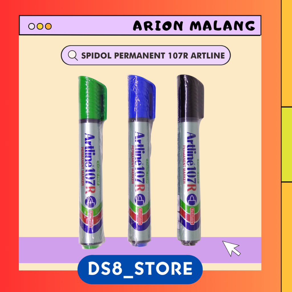 

Spidol Besar Permanent Marker EK-107R ARTLINE
