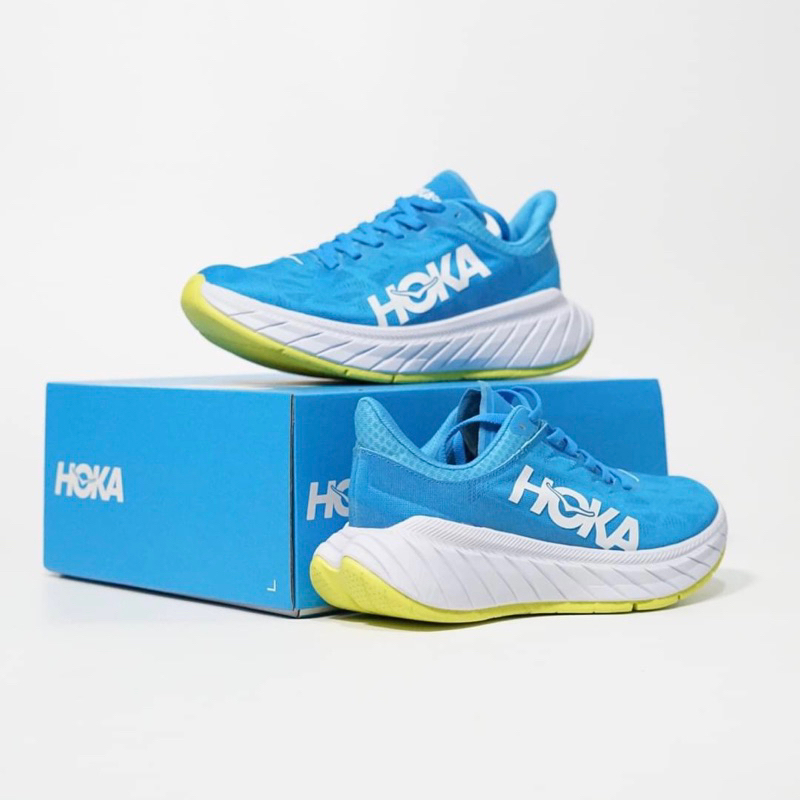 SEPATU HOKA CARBON X2 Blue