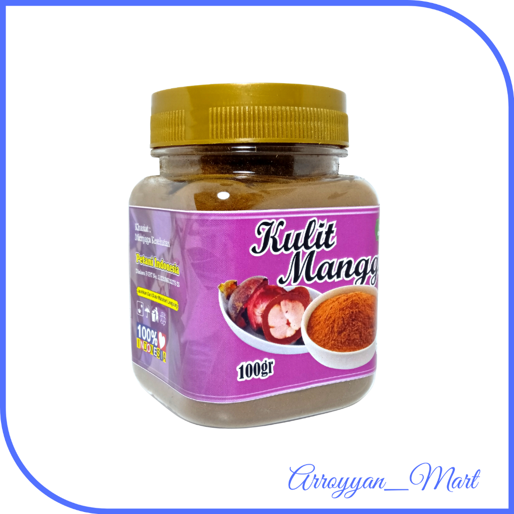 

Kulit Manggis 100gram Bubuk Mangosteen Asli Garnicia mangostana Powder tanpa campuran