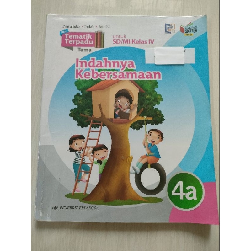 

Buku Tematik Erlangga kelas 4A edisi revisi