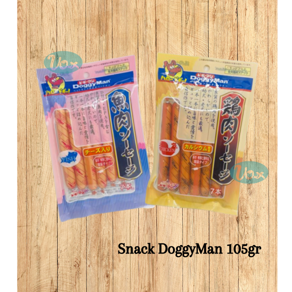 Makanan Anjing Sausage Doggyman 105gr - Cemilan Sosis Anjing