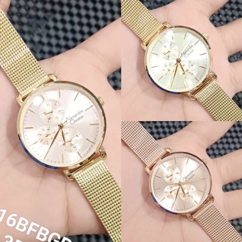 Jam Tangan Wanita Alexandre Christie Ac 2916/ Ac2916 Original Free Box
