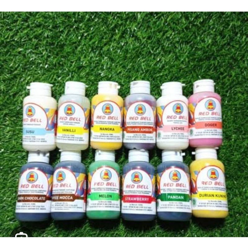 

Red bell (Rasa Strawberry, Nangka, Mangga, Nanas)