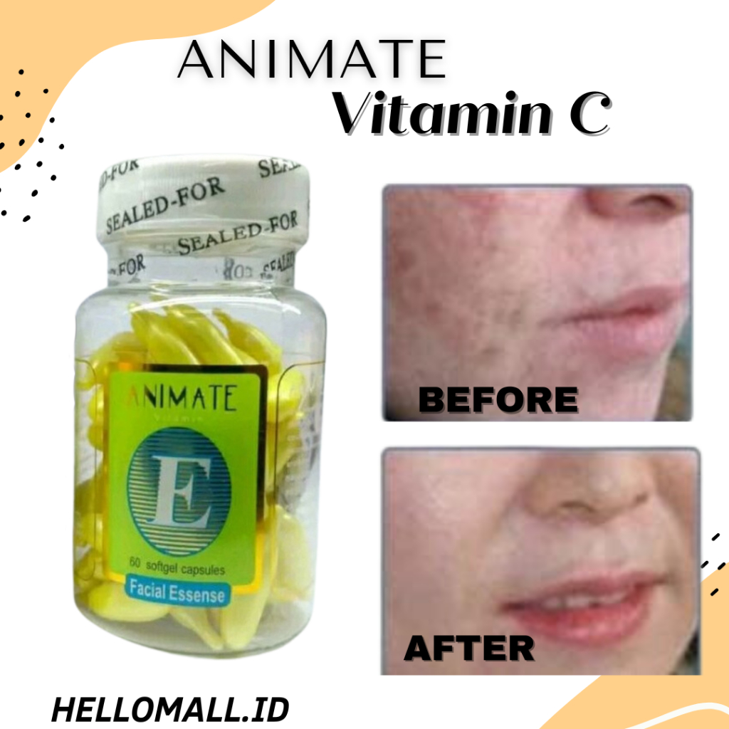 ANIMATE SERUM WAJAH ISI 60 - SERUM VITAMIN E ANIMATE / MAYENA USA
