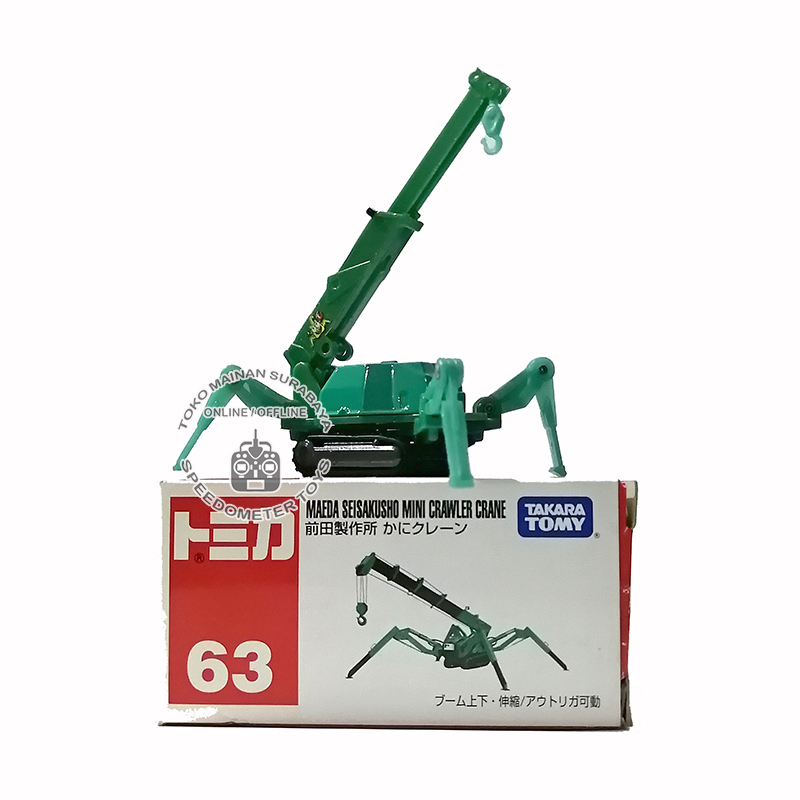 Takara Tomy 63 Maeda Crane | Mainan Anak Diecast Alat Berat Pajangan