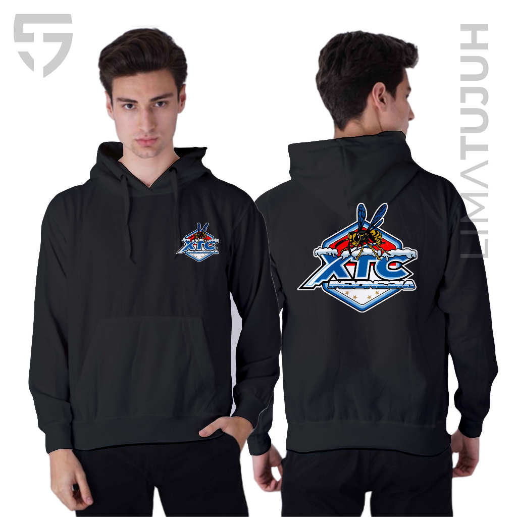 Jaket Hoodie XTC Indonesia Logo Bahan Premium