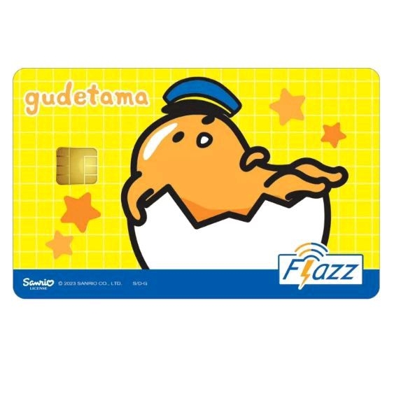 Kartu Flazz Gen 2 GUDETAMA - Yellow Gen-2
