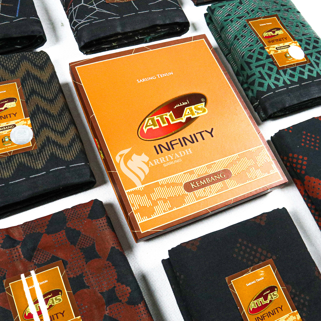 Sarung ATLAS Infinity Songket Dobby Kembang Motif Elegan Kekinian