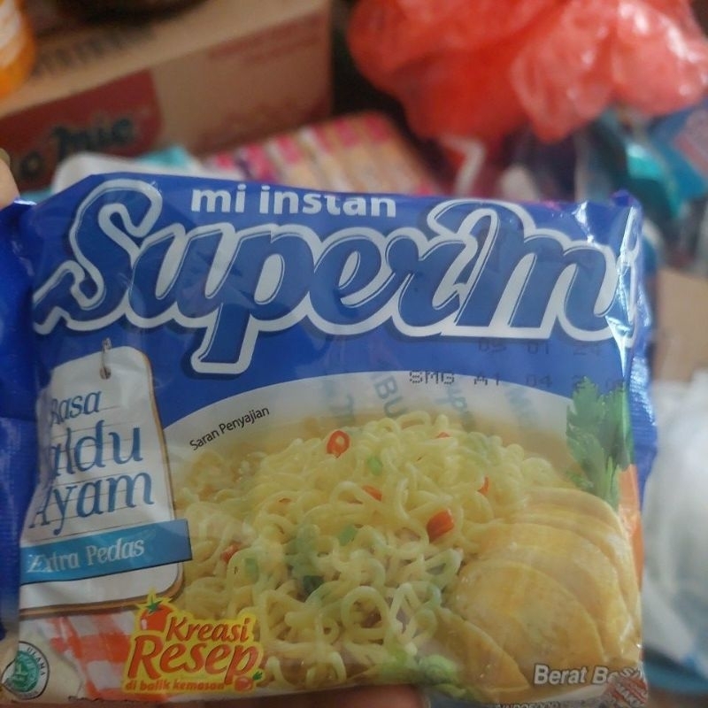 

mie instan supermi kaldu ayam