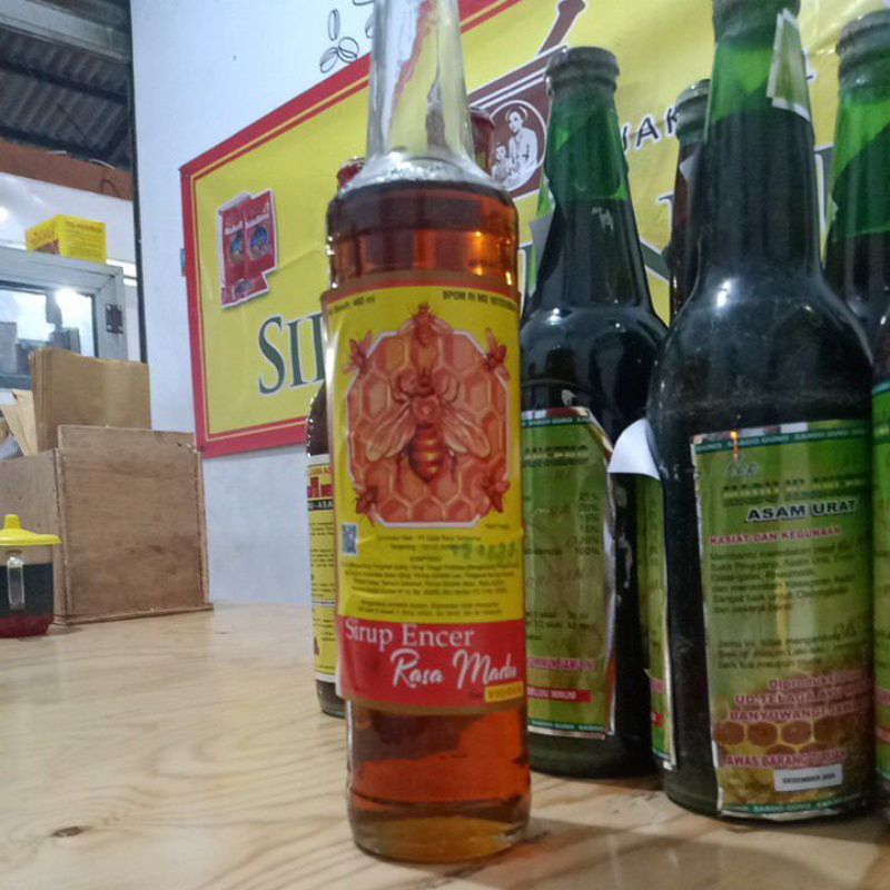 

sirup madu ( sirup encer rasa madu)