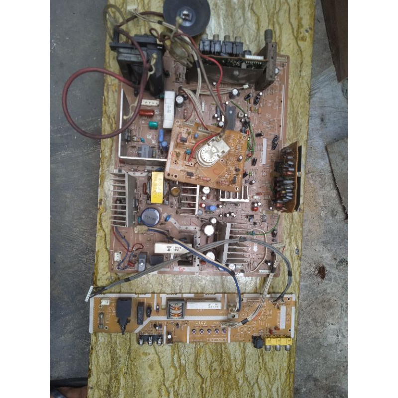 mesin tv sarp flat 21 inchi second