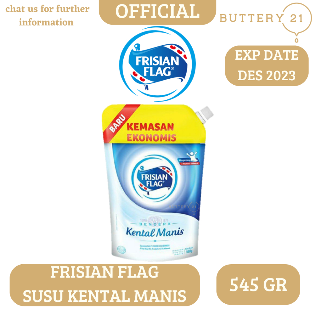 

SUSU KENTAL MANIS FRISIAN FLAG 545 GR/SKM/SUSU KENTAL PUTIH