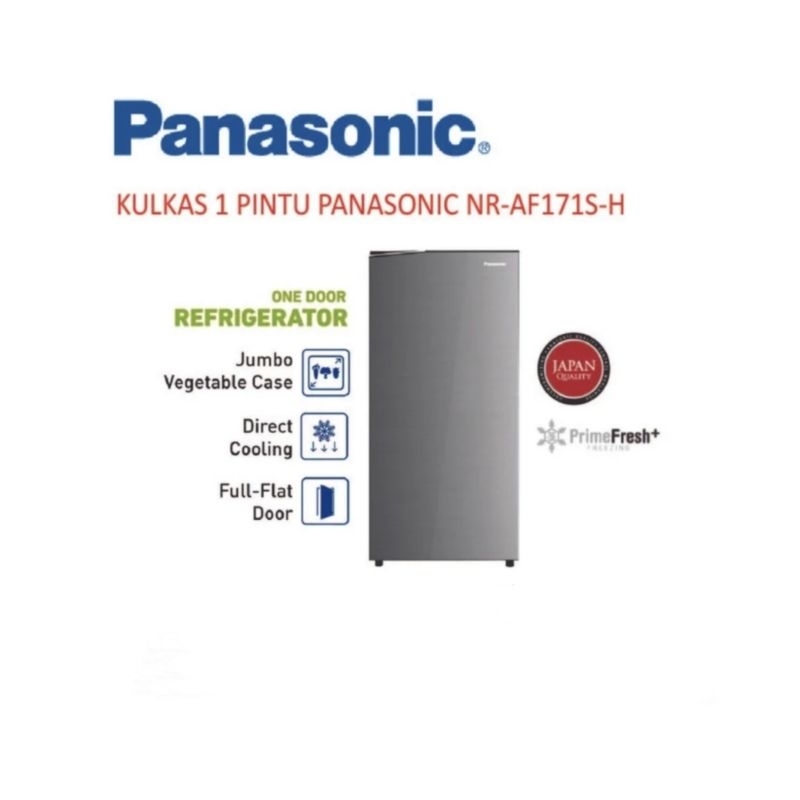 Kulkas 1 Pintu Panasonic NR-AF171S-H